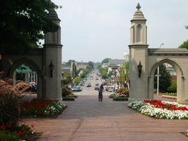 2004 09-Indiana University Sample Gates-Towards Kirkwood Ave